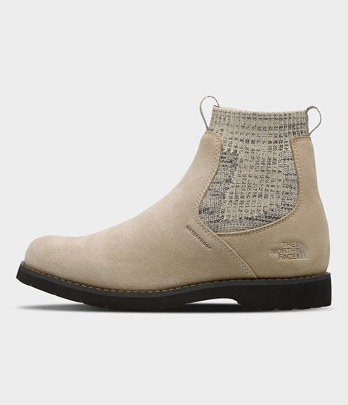 Botas The North Face Mujer Ballard Iii Chelsea Wp - Colombia ABEZCO963 - Beige